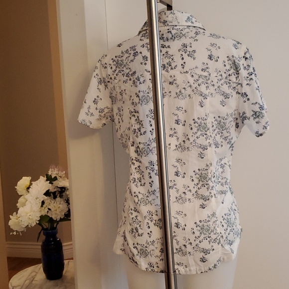 NWT Coupe light cotton floral shirt Medium Large - Picture 9 of 13